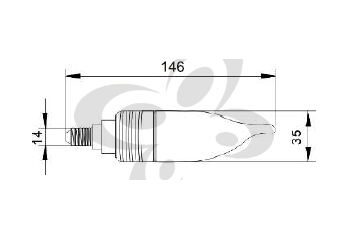 Desenho do produto Vela Leitosa Super LED Desenho do produto Vela Leitosa Super LED
